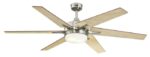 Westinghouse Ανεμιστήρας Οροφής CAYUGA 152 cm brushed nickel (ΑΤΟΚΕΣ ΔΟΣΕΙΣ)