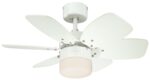 Westinghouse Ανεμιστήρας οροφής 30'' Flora Royale White (ΑΤΟΚΕΣ ΔΟΣΕΙΣ)