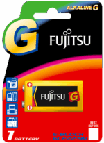 Αλκαλικές μπαταρίες 9V Fujitsu 1,5v