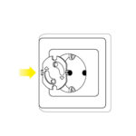 Αυτοκόλλητες Τάπες Ασφαλείας για Πρίζες Σούκο - Image 3