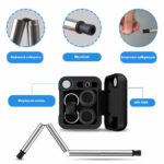 Πτυσσόμενο Μεταλλικό Καλαμάκι με Βουρτσάκι Καθαρισμού σε κουτί μπρελόκ - Image 13