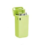 Πτυσσόμενο Μεταλλικό Καλαμάκι με Βουρτσάκι Καθαρισμού σε κουτί μπρελόκ - Image 9