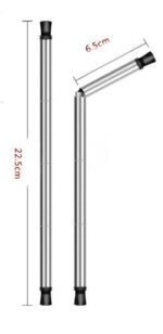 Πτυσσόμενο Μεταλλικό Καλαμάκι με Βουρτσάκι Καθαρισμού σε κουτί μπρελόκ - Image 11