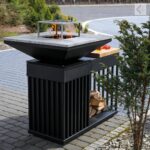 KRATKI QUADRUM/BBQ/H ΜΕ ΠΑΓΚΟ - ΦΟΡΗΤΟ ΜΠΑΡΜΠΕΚΙΟΥ ΞΥΛΟΥ ΜΕ ΕΠΙΦΑΝΕΙΑ ΧΑΛΥΒΑ ΓΙΑ ΥΓΙΕΙΝΟ ΨΗΣΙΜΟ ΧΩΡΙΣ ΑΝΑΘΥΜΙΑΣΕΙΣ - Image 3