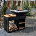 KRATKI QUADRUM/BBQ/H ΜΕ ΠΑΓΚΟ - ΦΟΡΗΤΟ ΜΠΑΡΜΠΕΚΙΟΥ ΞΥΛΟΥ ΜΕ ΕΠΙΦΑΝΕΙΑ ΧΑΛΥΒΑ ΓΙΑ ΥΓΙΕΙΝΟ ΨΗΣΙΜΟ ΧΩΡΙΣ ΑΝΑΘΥΜΙΑΣΕΙΣ - Image 5