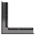 KRATKI ΠΕΡΣΙΔΑ LUFT/NS/60/45S/C 6X56X56CM ΜΑΥΡΗ - Image 4