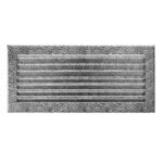 KRATKI ΠΕΡΣΙΔΑ 37CS/FRESH 17X37CM ΜΑΥΡΟ ΑΣΗΜΙ