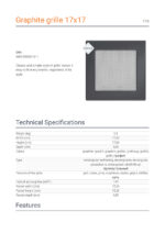 KRATKI ΠΕΡΣΙΔΑ 17G 17X17CM ΓΡΑΦΙΤΗΣ - Image 3