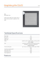 KRATKI ΠΕΡΣΙΔΑ 22G 22X22CM ΓΡΑΦΙΤΗΣ - Image 3