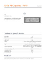 KRATKI ΠΕΡΣΙΔΑ 49ABC/GR (17X49CM) ΓΡΑΝΙΤΗΣ - Image 3