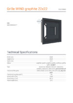 KRATKI ΠΕΡΣΙΔΑ 22G/WIND 22X22CM ΓΡΑΦΙΤΗΣ - Image 3