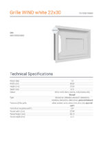 KRATKI ΠΕΡΣΙΔΑ 22/30B/WIND 22X30CM ΛΕΥΚΗ - Image 2