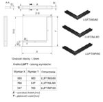 KRATKI ΠΕΡΣΙΔΑ LUFT/NL/60/45S/C 76,6X54,7X6CM ΜΑΥΡΗ ΑΡΙΣΤΕΡΗ ΓΩΝΙΑ - Image 3