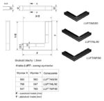 KRATKI ΠΕΡΣΙΔΑ LUFT/NL/90/45S/C 76,6X54,7X9CM ΜΑΥΡΗ ΑΡΙΣΤΕΡΗ ΓΩΝΙΑ - Image 3