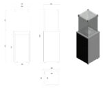 KRATKI ΣΟΜΠΑ ΘΕΡΜΑΣΤΡΑ ΥΓΡΑΕΡΙΟΥ PATIO/M/G30/37MBAR/CZ 7KW ΜΕ ΕΠΕΝΔΥΣΗ ΑΠΟ ΜΑΥΡΟ ΓΥΑΛΙ - Image 2