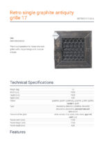 KRATKI RETRO1/17/G/A ΔΙΑΚΟΣΜΗΤΙΚΗ ΠΕΡΣΙΔΑ ΜΕ ΑΝΟΙΓΟΜΕΝΗ ΠΟΡΤΑ ΚΑΙ ΡΥΘΜΙΣΗ ΡΟΗΣ ΣΕ ΧΡΩΜΑ ΓΡΑΦΙΤΗ - Image 3