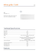 KRATKI ΠΕΡΣΙΔΑ 49B 17X49CM ΛΕΥΚΗ - Image 3