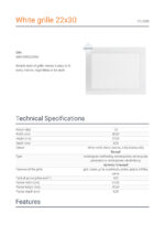 KRATKI ΠΕΡΣΙΔΑ 22/30B 22X30CM ΛΕΥΚΗ - Image 3