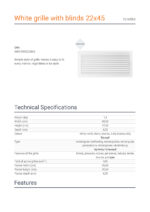 KRATKI ΠΕΡΣΙΔΑ 22/45BX ΑΝΟΙΓΟΜΕΝΗ 22X45CM ΛΕΥΚΗ - Image 4