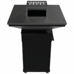 KRATKI QUADRUM/BBQ/V - ΦΟΡΗΤΟ ΚΑΤΑΚΟΡΥΦΟ ΜΠΑΡΜΠΕΚΙΟΥ ΞΥΛΟΥ ΜΕ ΕΠΙΦΑΝΕΙΑ ΧΑΛΥΒΑ ΓΙΑ ΥΓΙΕΙΝΟ ΨΗΣΙΜΟ ΧΩΡΙΣ ΑΝΑΘΥΜΙΑΣΕΙΣ - Image 5