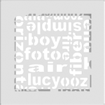 KRATKI ΠΕΡΣΙΔΑ 17ABC/B (17X17CM) ΛΕΥΚΗ