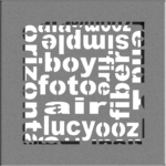 KRATKI ΠΕΡΣΙΔΑ 17ABC/GR (17X17CM) ΓΡΑΝΙΤΗΣ