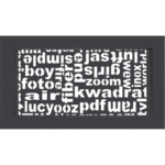 KRATKI ΠΕΡΣΙΔΑ 30ABC/G (17X30CM) ΓΡΑΦΙΤΗΣ