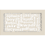 KRATKI ΠΕΡΣΙΔΑ 30ABC/K (17X30CM) ΚΡΕΜ