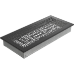 KRATKI ΠΕΡΣΙΔΑ 37ABC/C (17X37CM) ΜΑΥΡΗ - Image 3