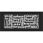 KRATKI ΠΕΡΣΙΔΑ 37ABC/C (17X37CM) ΜΑΥΡΗ