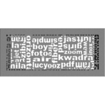 KRATKI ΠΕΡΣΙΔΑ 37ABC/GR (17X37CM) ΓΡΑΝΙΤΗΣ