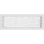 KRATKI ΠΕΡΣΙΔΑ 49ABC/B (17X49CM) ΛΕΥΚΗ