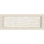 KRATKI ΠΕΡΣΙΔΑ 49ABC/K (17X49CM) ΚΡΕΜ