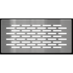 KRATKI ΠΕΡΣΙΔΑ ΔΑΠΕΔΟΥ 920/SZ/FLOOR/SZLIF 9X20CM INOX