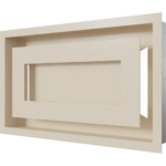 KRATKI ΠΕΡΣΙΔΑ 22/37K/WIND 22X37CM ΚΡΕΜ - Image 4