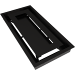 KRATKI ΠΕΡΣΙΔΑ 22/45C/WIND 22X45CM ΜΑΥΡΟ - Image 9