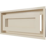 KRATKI ΠΕΡΣΙΔΑ 22/45K/WIND 22X45CM ΚΡΕΜ - Image 4