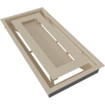 KRATKI ΠΕΡΣΙΔΑ 22/45K/WIND 22X45CM ΚΡΕΜ - Image 8