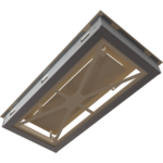KRATKI ΠΕΡΣΙΔΑ 22/45K/WIND 22X45CM ΚΡΕΜ - Image 9