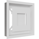 KRATKI ΠΕΡΣΙΔΑ 22B/WIND 22X22CM ΛΕΥΚΗ
