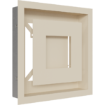 KRATKI ΠΕΡΣΙΔΑ 22K/WIND 22X22CM ΚΡΕΜ