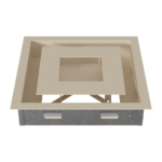 KRATKI ΠΕΡΣΙΔΑ 22K/WIND 22X22CM ΚΡΕΜ - Image 7