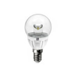 LED ΛΑΜΠΑ ΣΦΑΙΡΙΚΟ ΔΙΑΦΑΝΟ ΛΕΥΚΟ ΚΕΡΑΜΙΚΟ Ε14 3W ΘΕΡΜΟ - 13-1413100