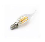 LED ΛΑΜΠΑ COG ΚΕΡΑΚΙ ΔΙΑΦΑΝΟ ΜΕ ΜΥΤΗ Ε14 4W ΝΤΙΜΑΡΙΖ ΘΕΡΜΟ - 13-140140029