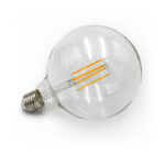LED ΛΑΜΠΑ COG GLOBE Φ125 ΔΙΑΦΑΝΟ Ε27 8W ΝΤΙΜΑΡΙΖΟΜΕΝΟ ΘΕΡΜΟ - 13-2711258009