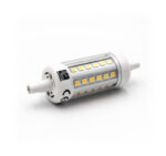 LED ΛΑΜΠΑ COB ΤΥΠΟΥ ΙΩΔΙΝΗΣ J78 ΓΙΑ ΝΤΟΥΙ R7S 230V 4,5W ΛΕΥΚΟ - 13-07851