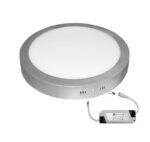 LED ΦΩΤΙΣΤΙΚΟ ΟΡΟΦΗΣ ΑΛΟΥΜΙΝΙΟΥ ΣΤΡΟΓΓΥΛΟ 24W 3000K ΑΣΗΜΙ - 21-02531600