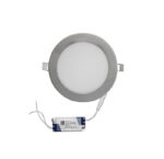 LED ΦΩΤΙΣΤΙΚΟ ΨΕΥΔΟΡΟΦΗΣ ΑΛΟΥΜΙΝΙΟΥ ΣΤΡΟΓΓΥΛΟ 12W 3000K 120°ΑΣΗΜΙ - 21-0121600