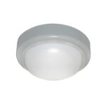 LED ΠΛΑΦΟΝΙΕΡΑ PC ΣΤΡΟΓΓΥΛΗ Φ197mm 18W 4000K IP44 ΓΚΡΙ - 21-0051861