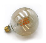LED ΛΑΜΠΑ COG GLOBE Φ125 Ε27 6W 230V ΜΕΛΙ 2200K - 13-27125600